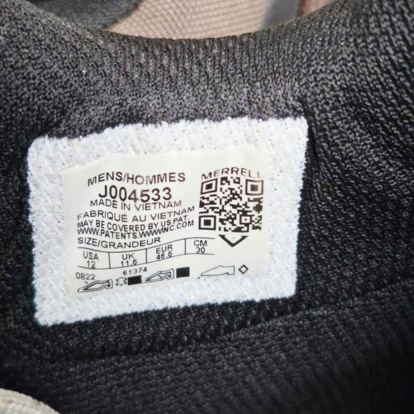 Merrell Speed Solo Mid Waterproof Hiking Boots Suede Leather Vibram Men's 12 - Picture 7 of 7